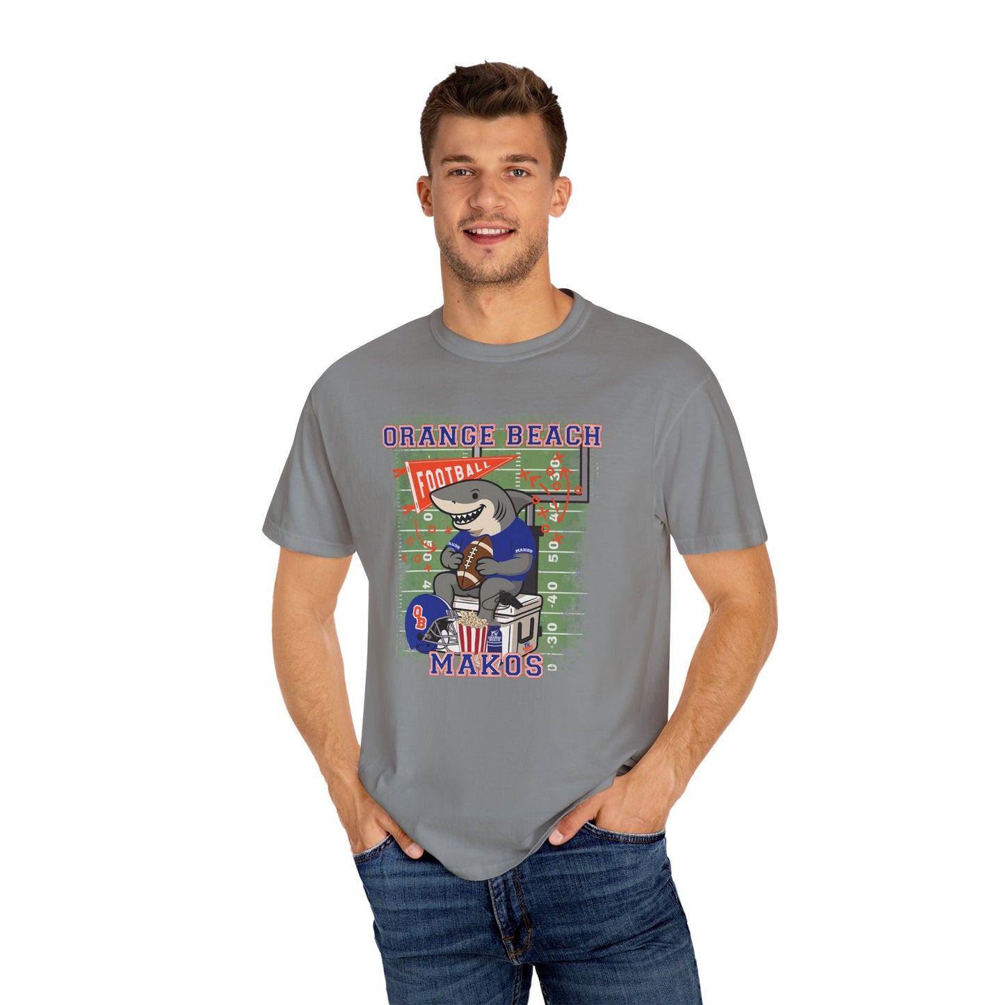Adult Makos Tailgate Time - Comfort Colors