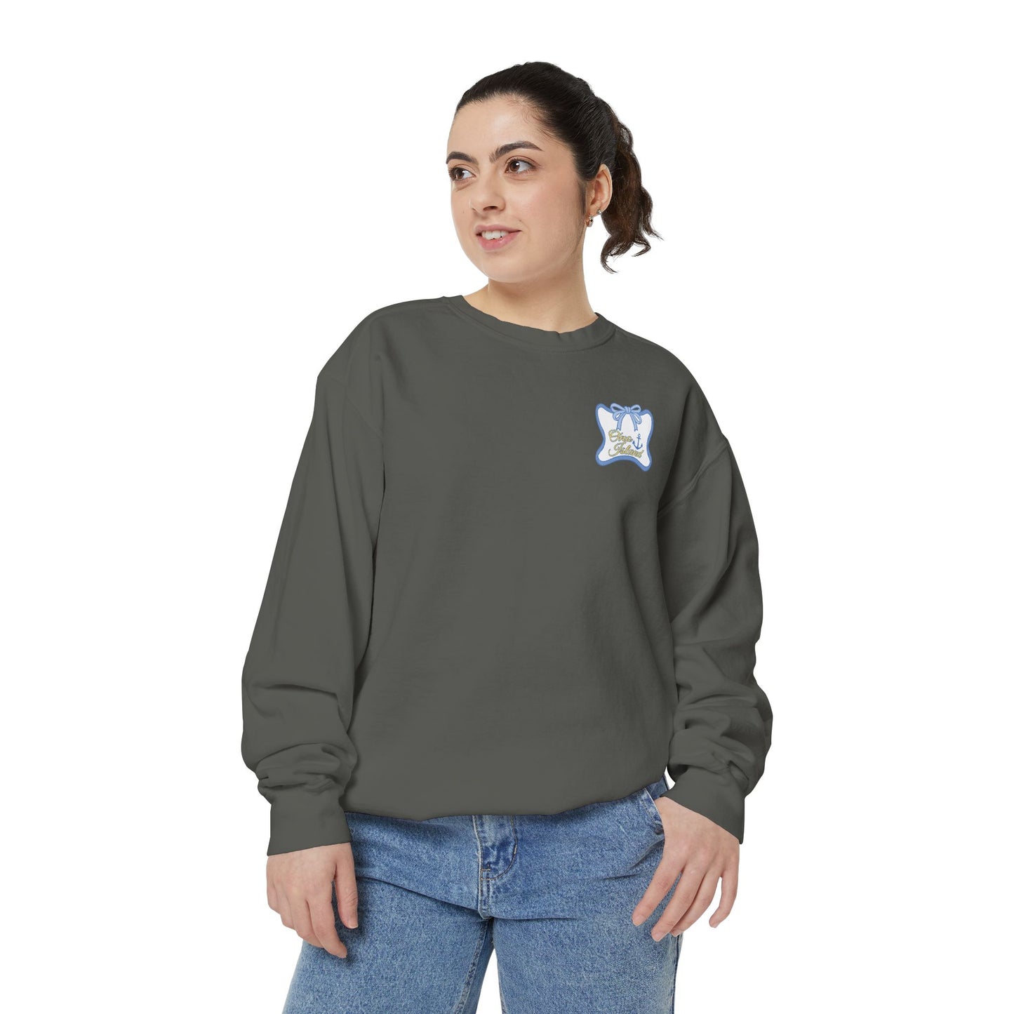 Adult Coquette Sailboat Sweatshirt - Comfort Colors