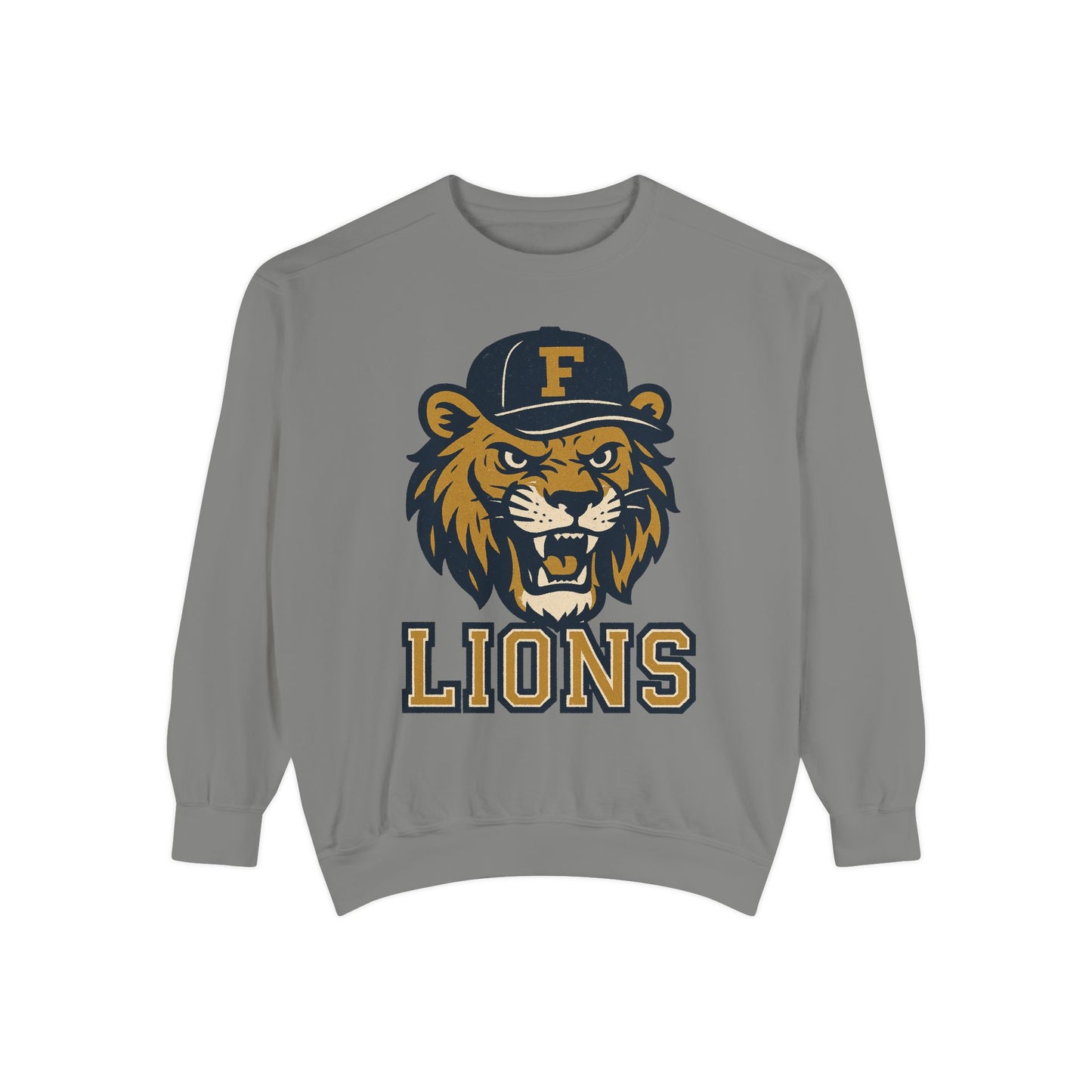 Adult Retro Roaring Lions Sweatshirt - Comfort Colors
