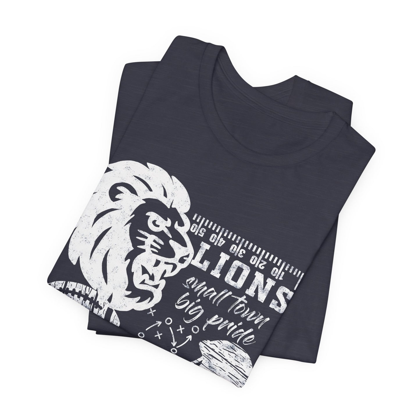Lion Small Town Big Pride Tee - Bella Canvas