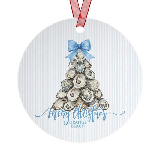Orange Beach Coastal Oyster Christmas Tree