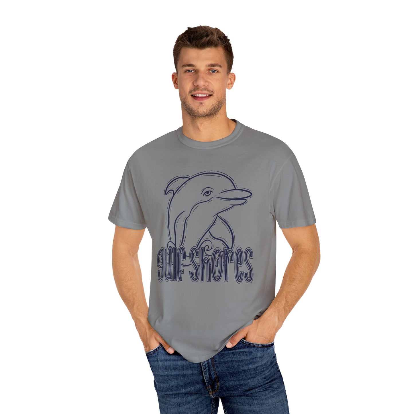 Adult Dolphins Sketch - Comfort Colors