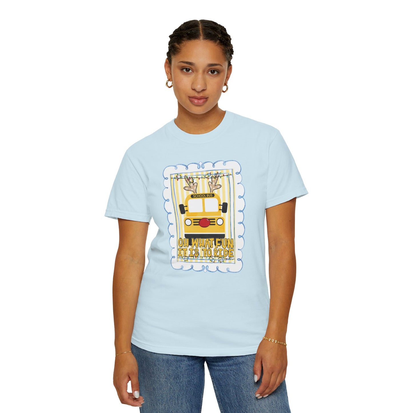 Christmas Bus Driver Tee - Comfort Colors