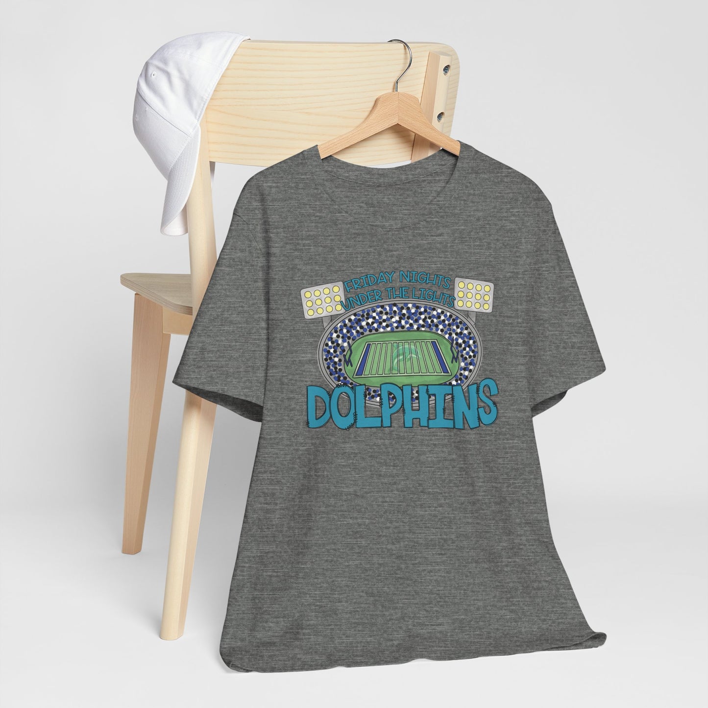 Adult Dolphins Friday Nights Under the Lights Tee
