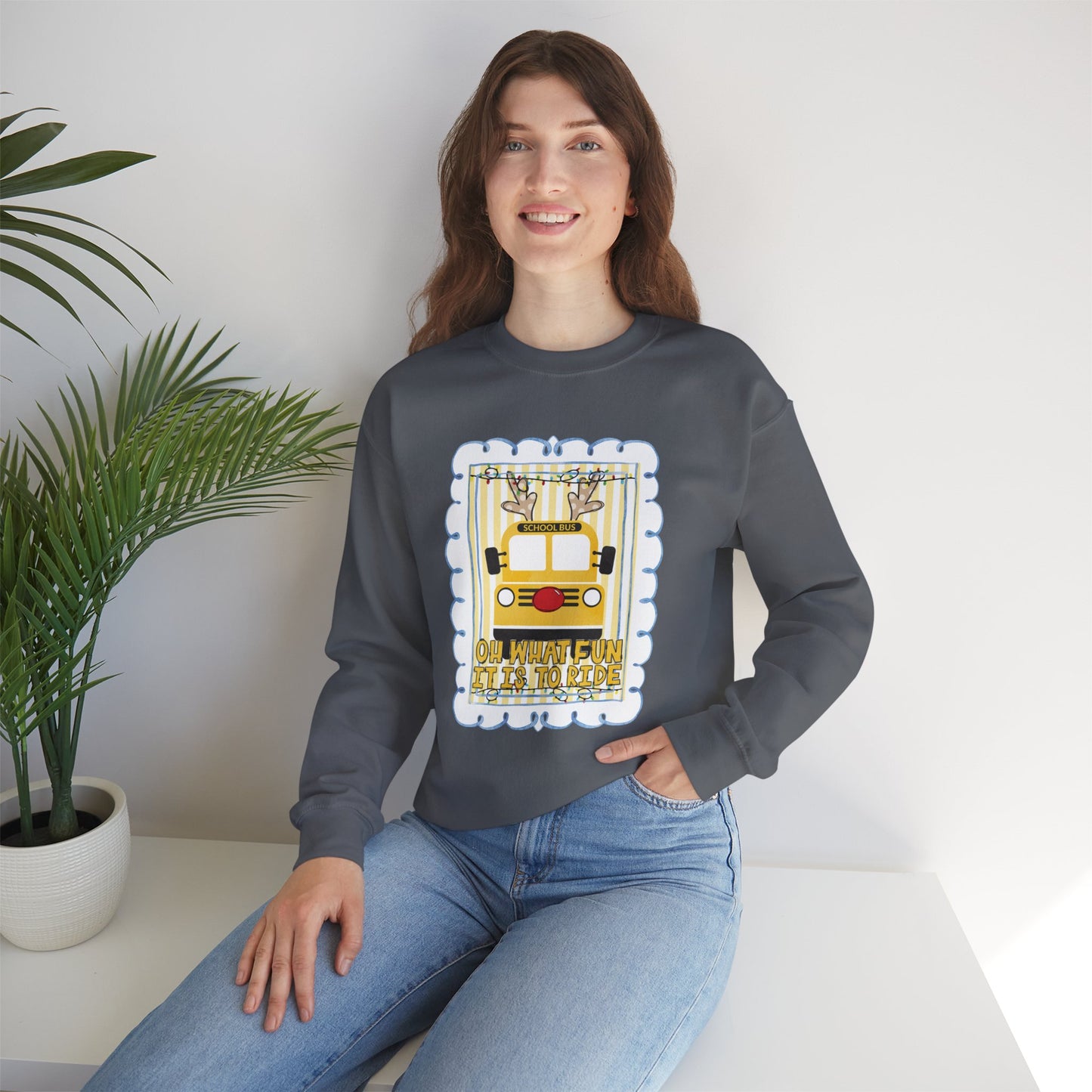 Christmas Bus Driver Sweatshirt - Gildan