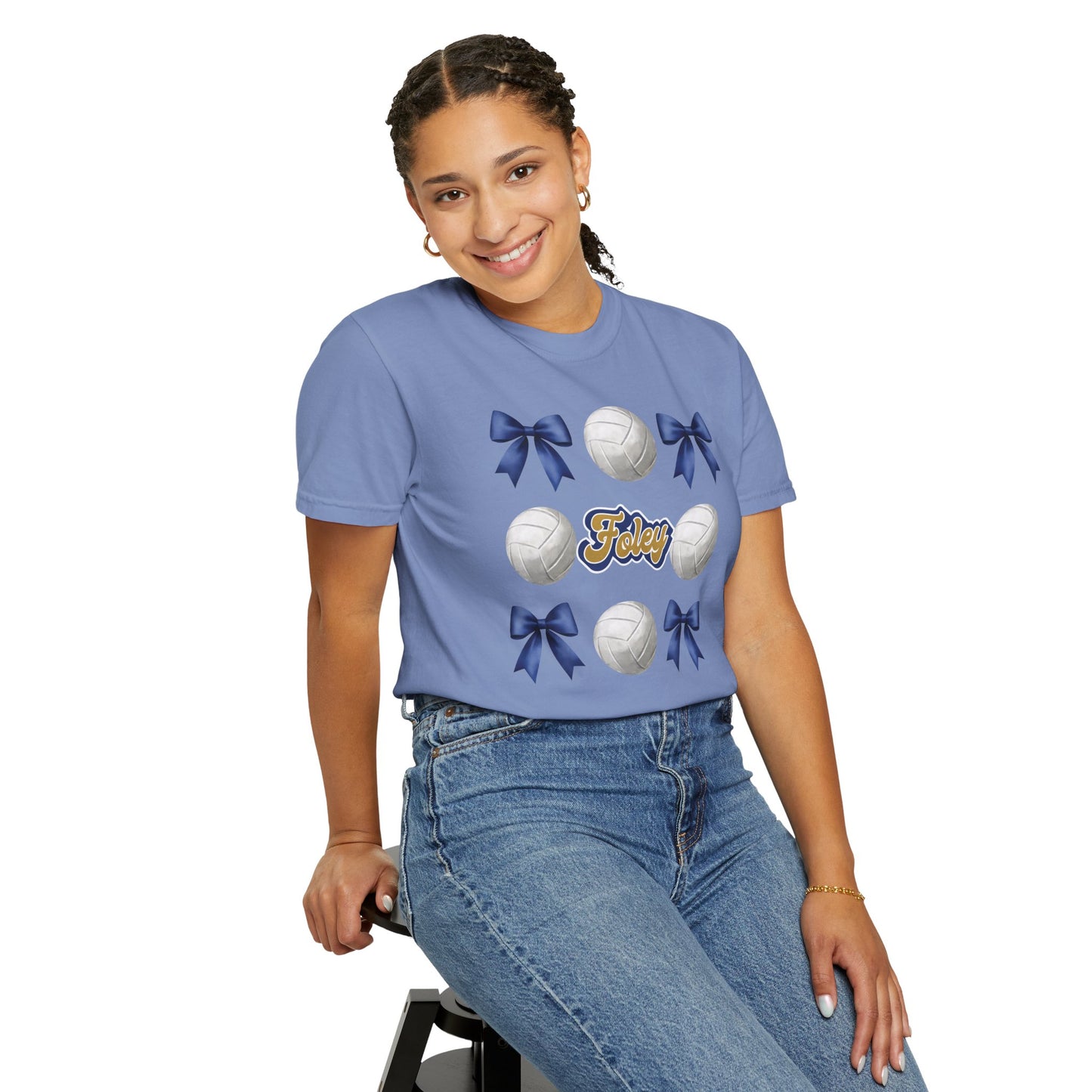 Foley Lions Volleyball T-Shirt- Comfort Colors