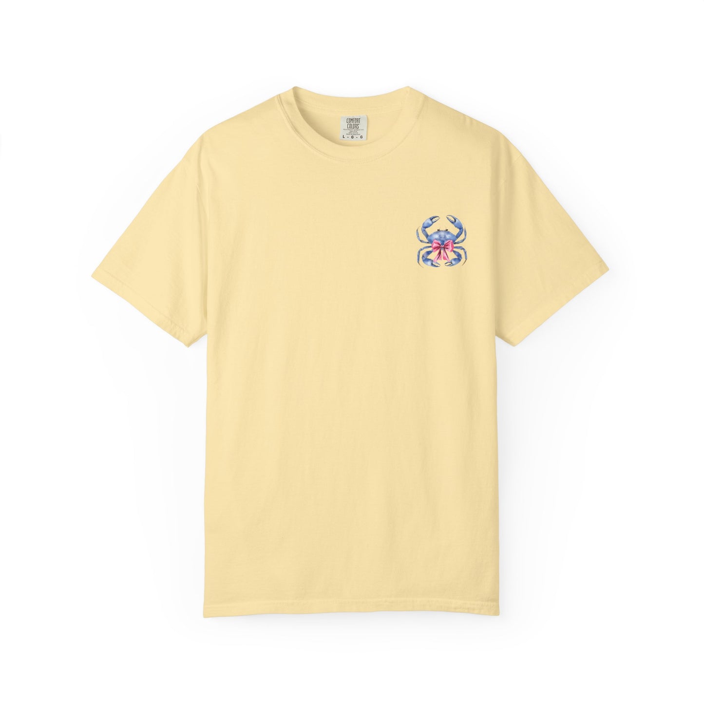Adult Ono Island Preppy Crab Tee - Comfort Colors