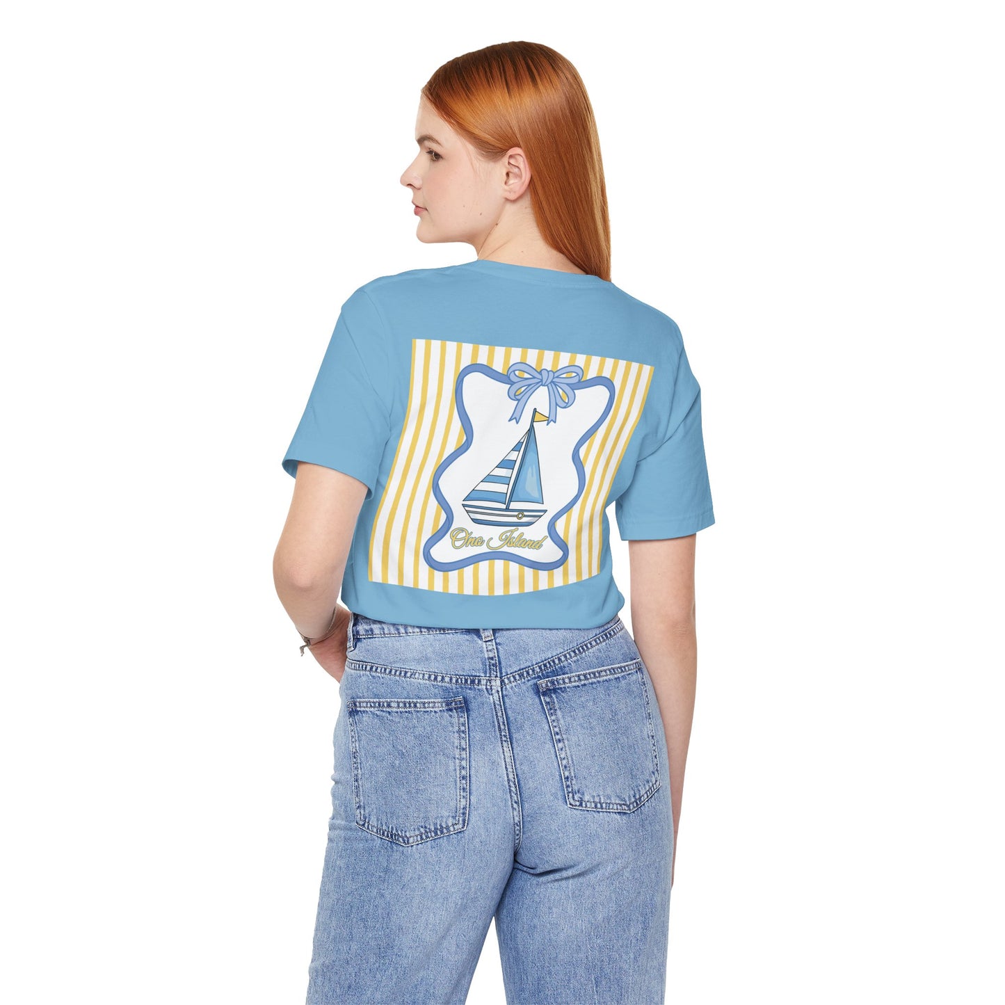 Adult Coquette Sailboat Tee - Bella Canvas