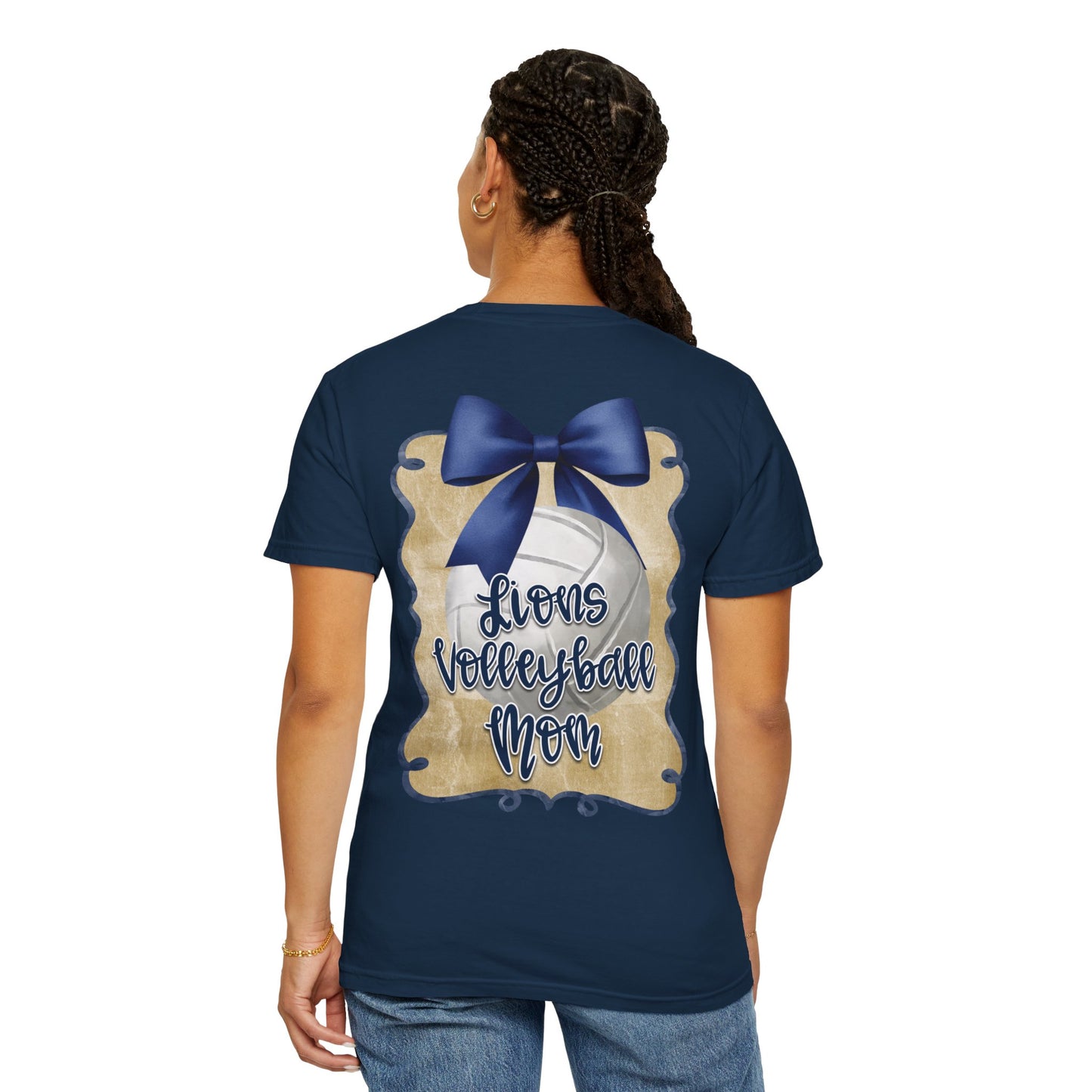 Adult Foley Lions Volleyball Mom T-Shirt - Comfort Colors