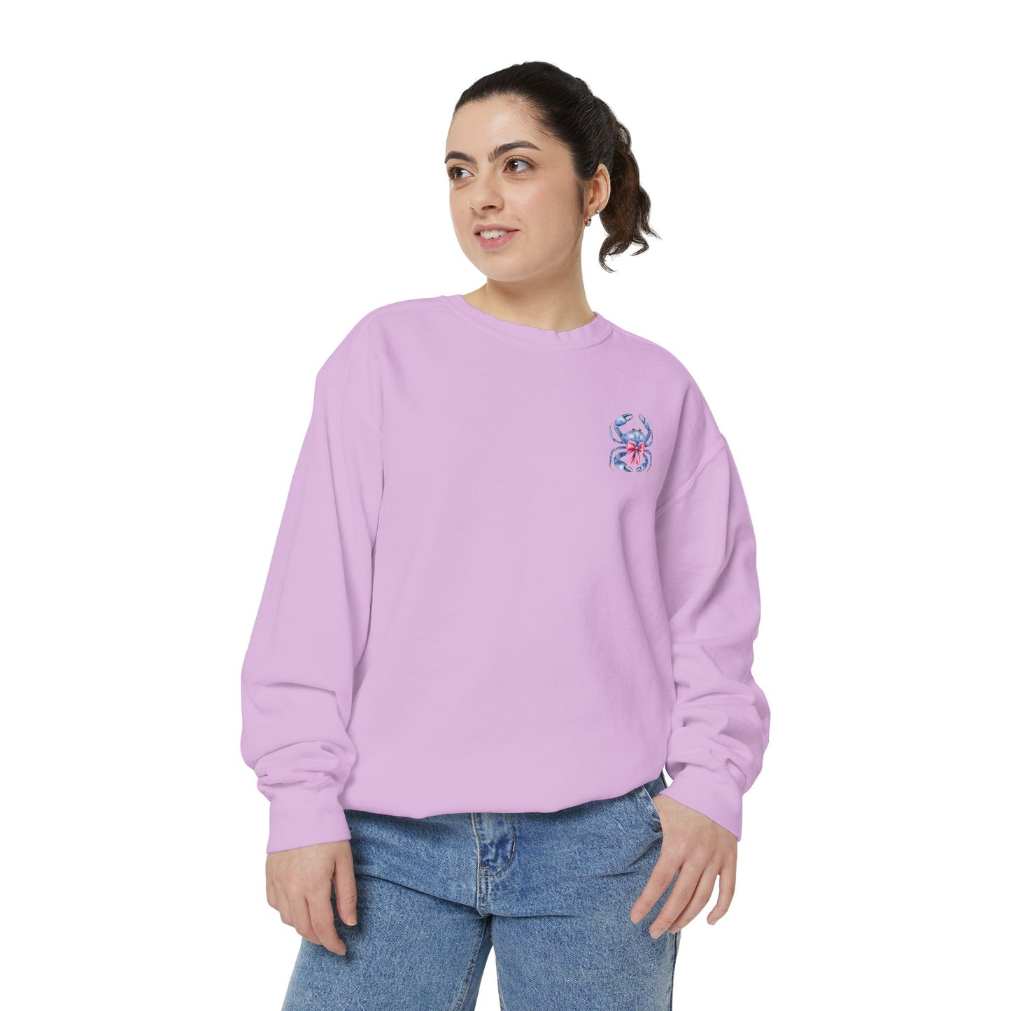 Adult Ono Island Preppy Crab Sweatshirt - Comfort Colors