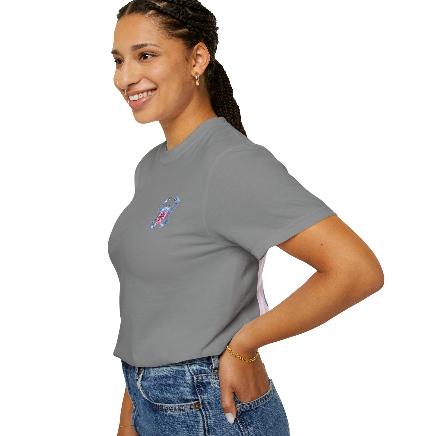 Adult Ono Island Preppy Crab Tee - Comfort Colors