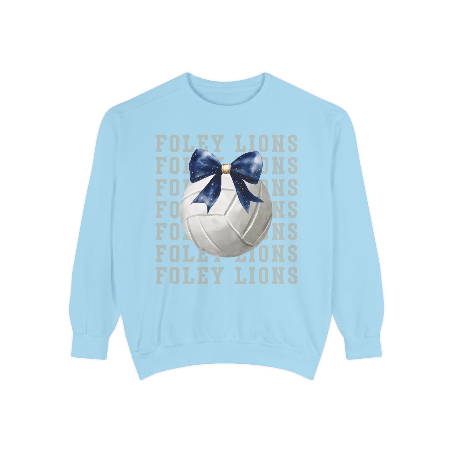 Foley Lions Volleyball Coquette Sweatshirt - Comfort Colors