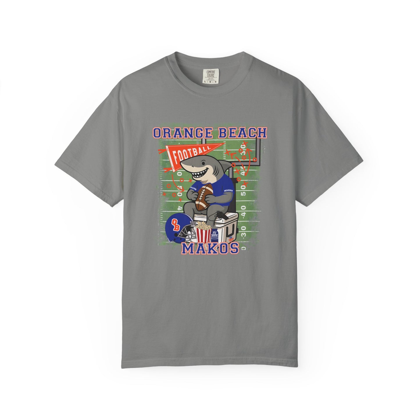 Adult Makos Tailgate Time - Comfort Colors