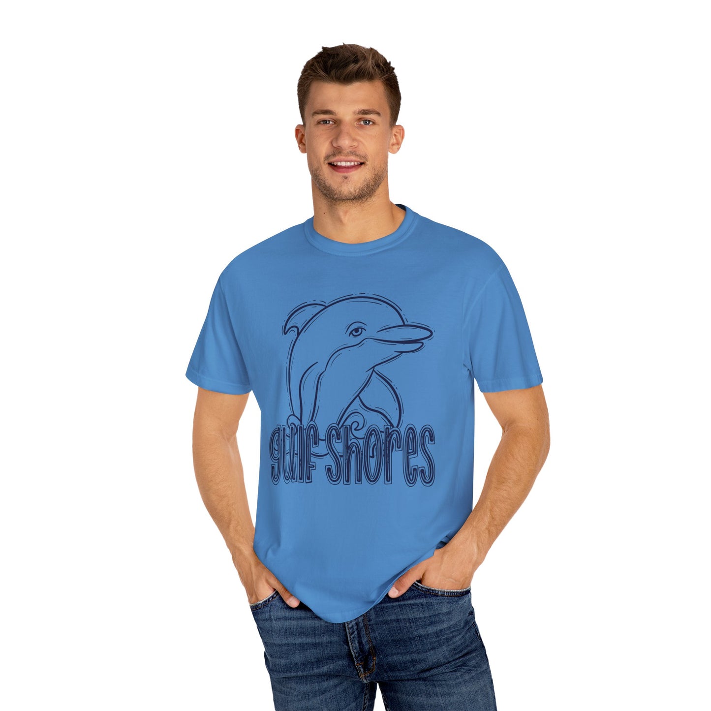 Adult Dolphins Sketch - Comfort Colors