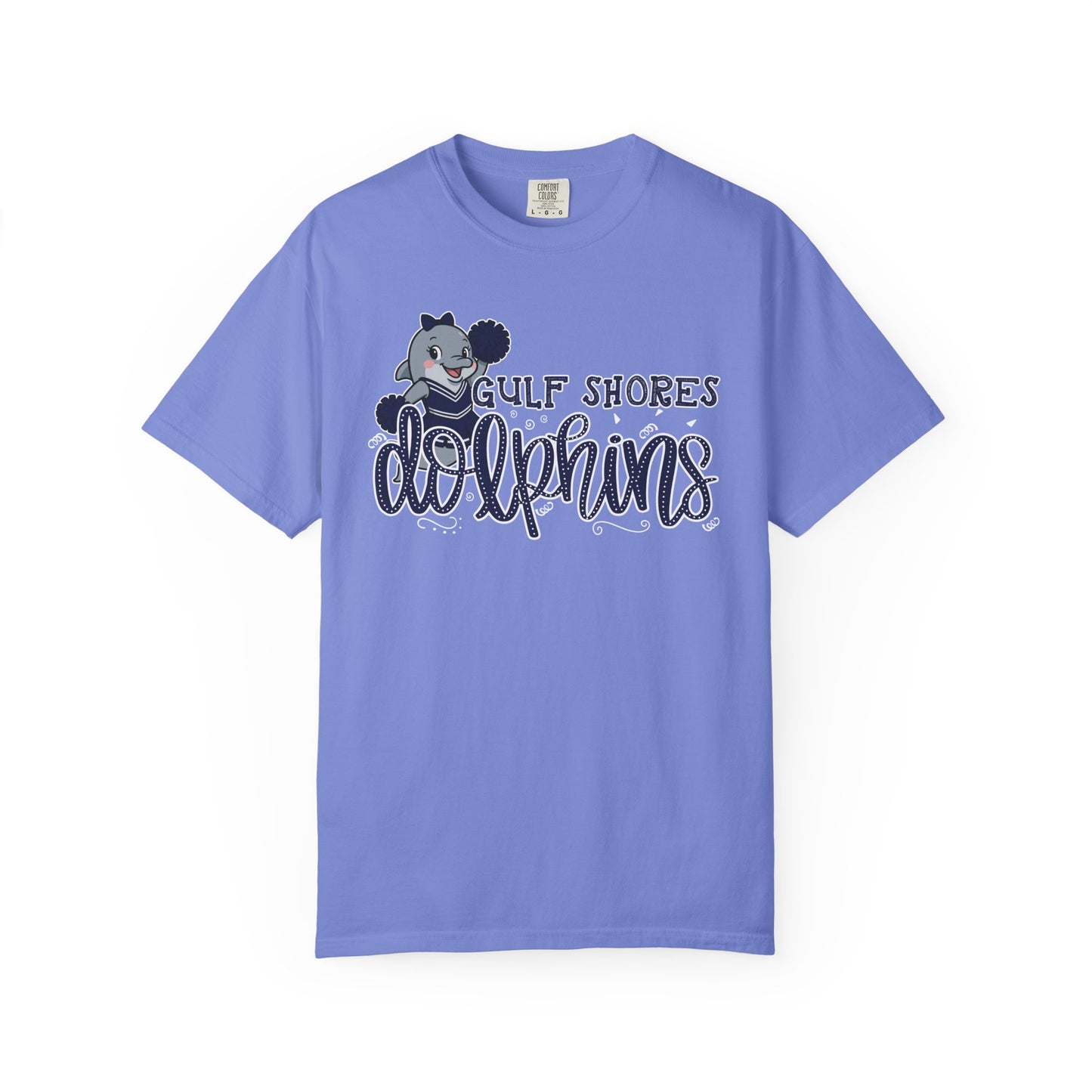 Dolphin Dots on Comfort Colors
