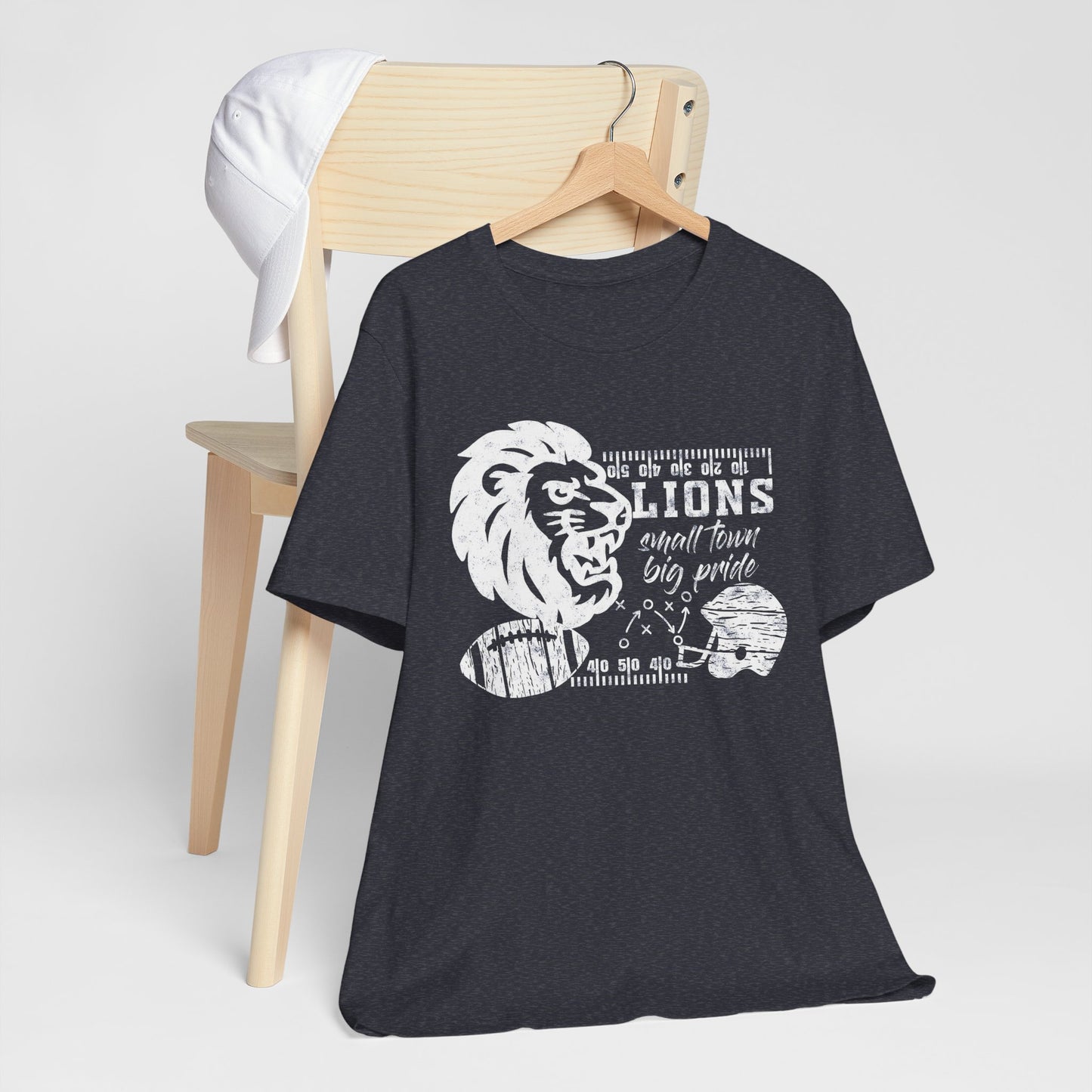 Lion Small Town Big Pride Tee - Bella Canvas