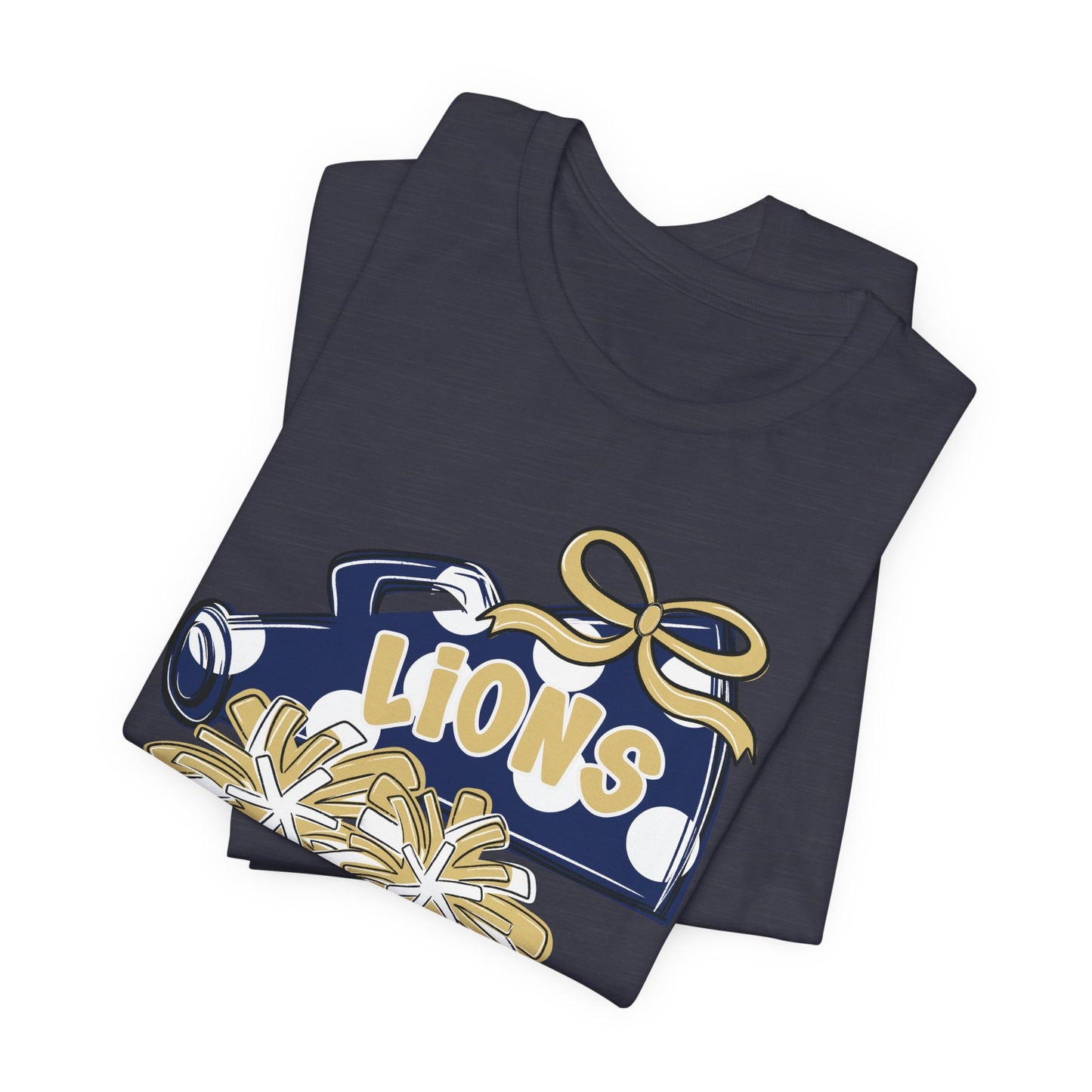 Lions Cheer Spirit Tee - Bella Canvas