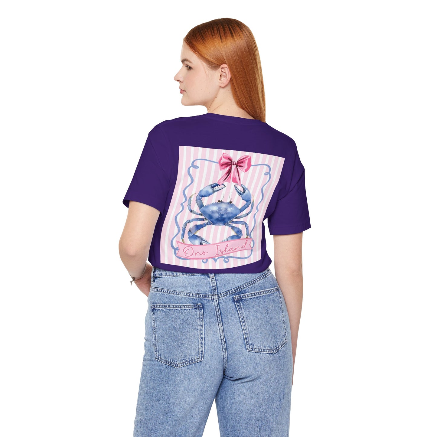 Adult Ono Island Preppy Crab T-Shirt - Bella Canvas