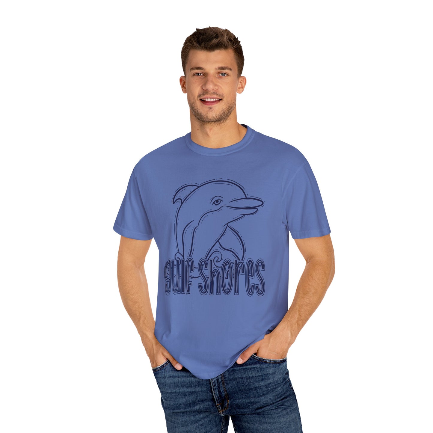Adult Dolphins Sketch - Comfort Colors