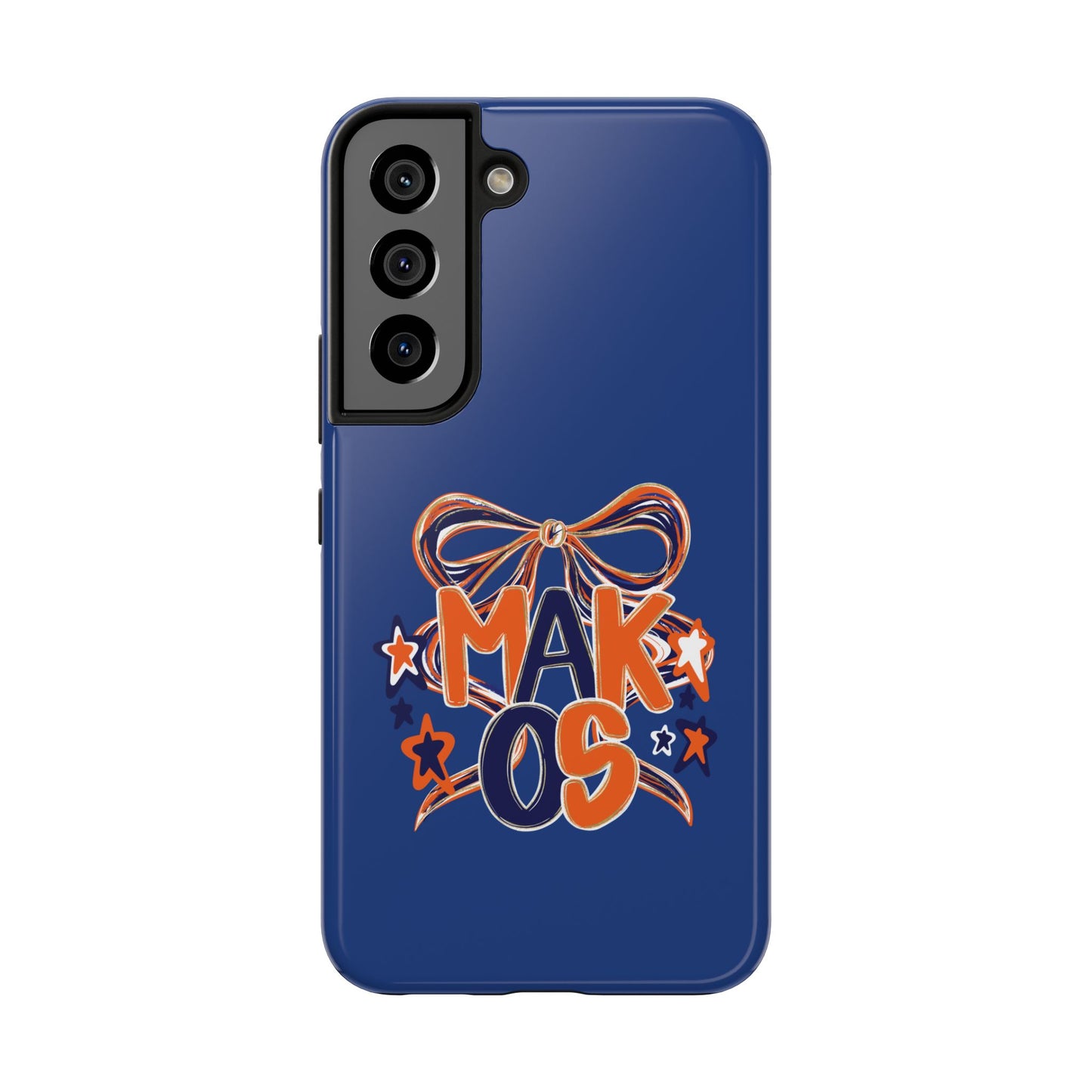 Makos Twirly Ribbon Iphone & Samsung Tough Phone Cases