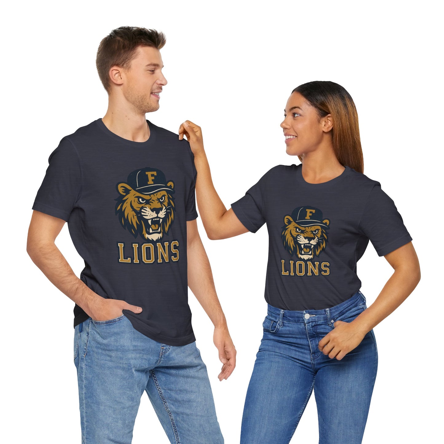 Adult Retro Roaring Lions Tee - Bella Canvas
