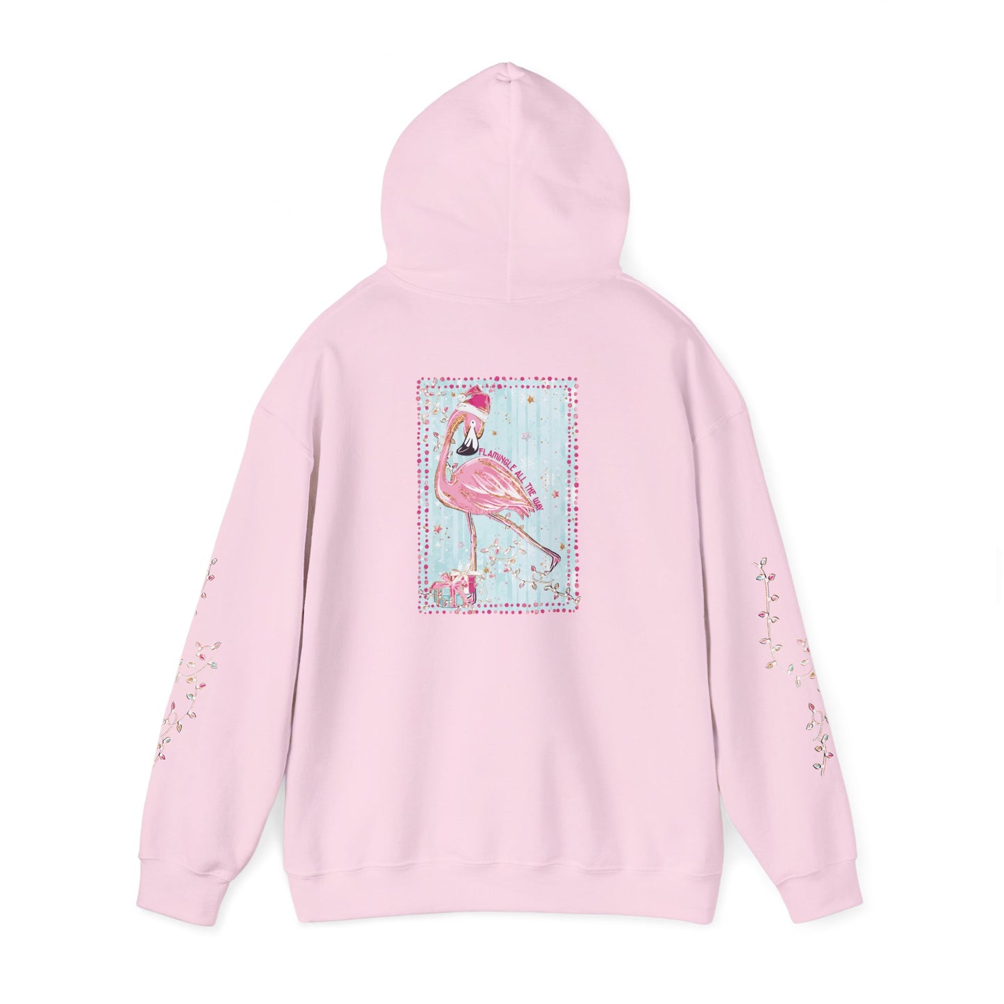 Flamingo Flamingle All The Way Hoodie - Gildan