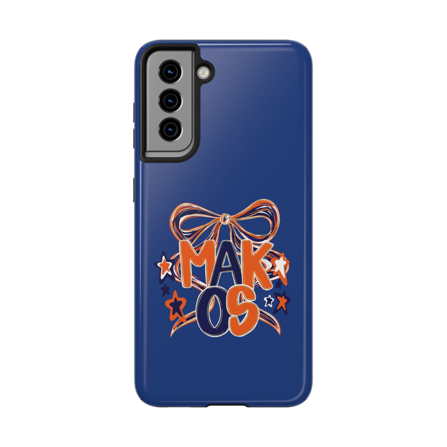 Makos Twirly Ribbon Iphone & Samsung Tough Phone Cases
