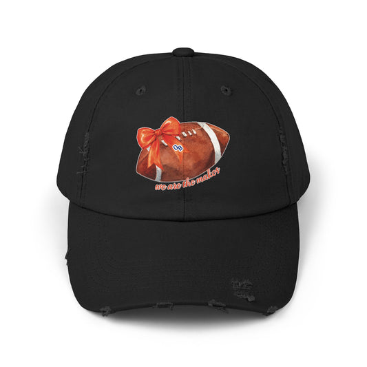 Makos Coquette Football Unisex Distressed Football Cap