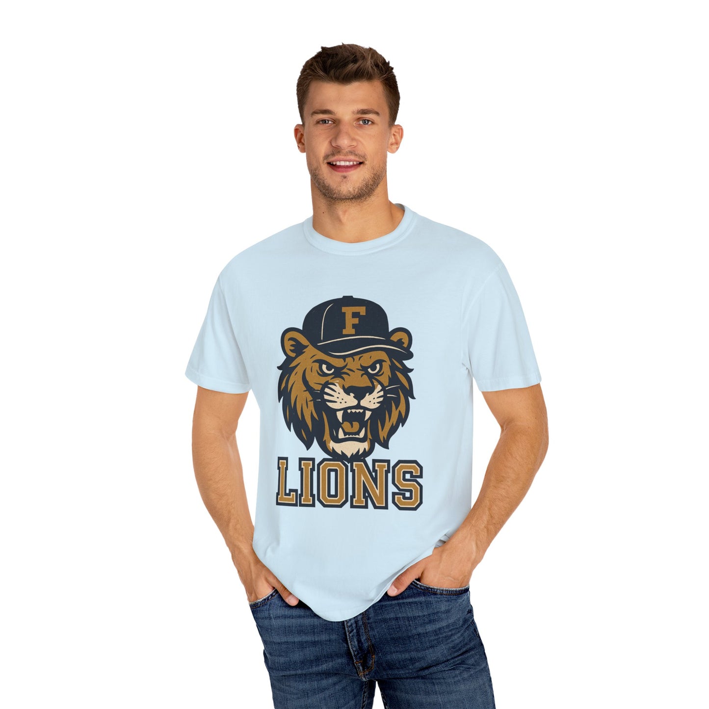 Adult Retro Roaring Lions T-Shirt - Comfort Colors