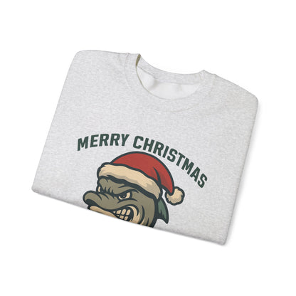 Merry Christmas Dolphins Sweatshirt - Gildan