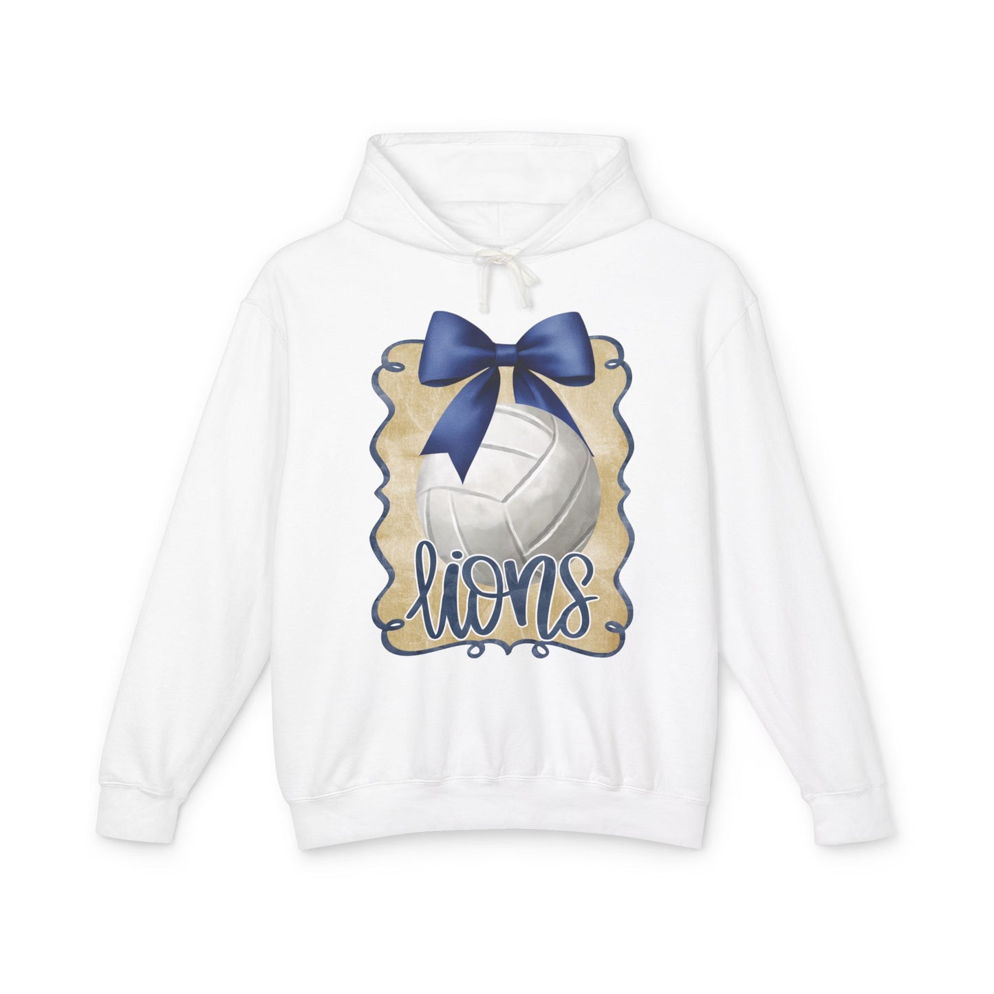 Adult Foley Lions Volleyball Hoodie – Comfort Colors