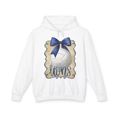 Adult Foley Lions Volleyball Hoodie – Comfort Colors