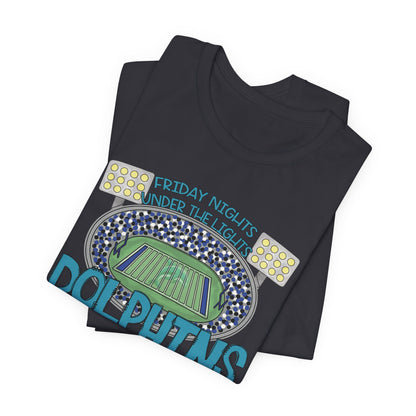 Adult Dolphins Friday Nights Under the Lights Tee