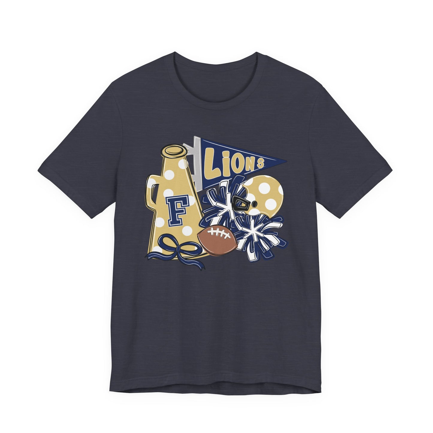 Lions Football Spirit Tee - Bella Canvas