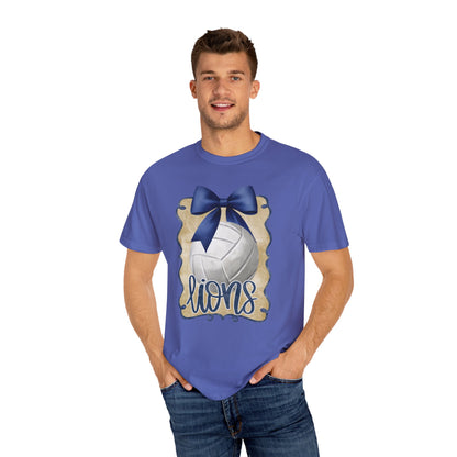 Adult Foley Lions Volleyball Tee - Comfort Colors