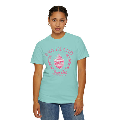 Ono Island Pink Boat Club - Comfort Colors