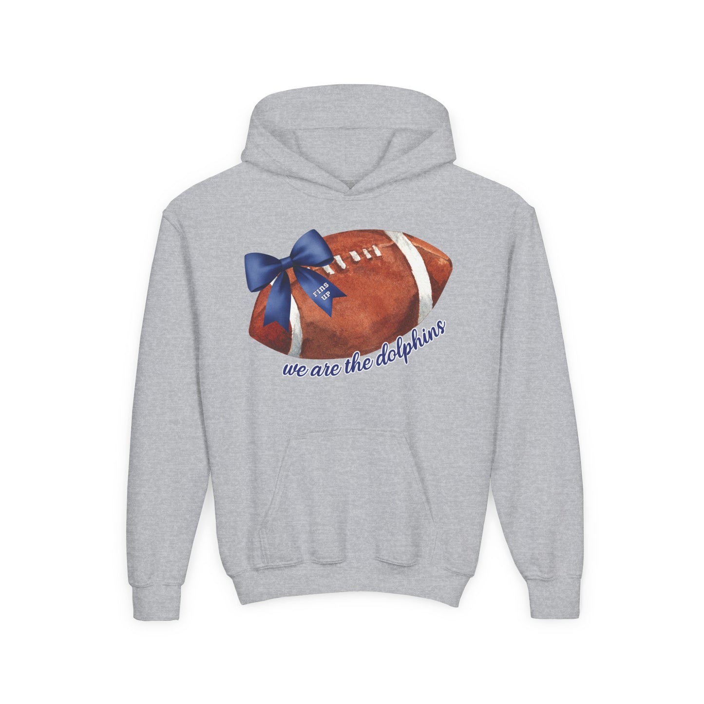 Youth Coquette Fins Up Bow - We Are the Dolphins