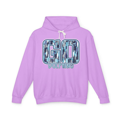 Adult Go Dolphins Hoodie - Comfort Colors