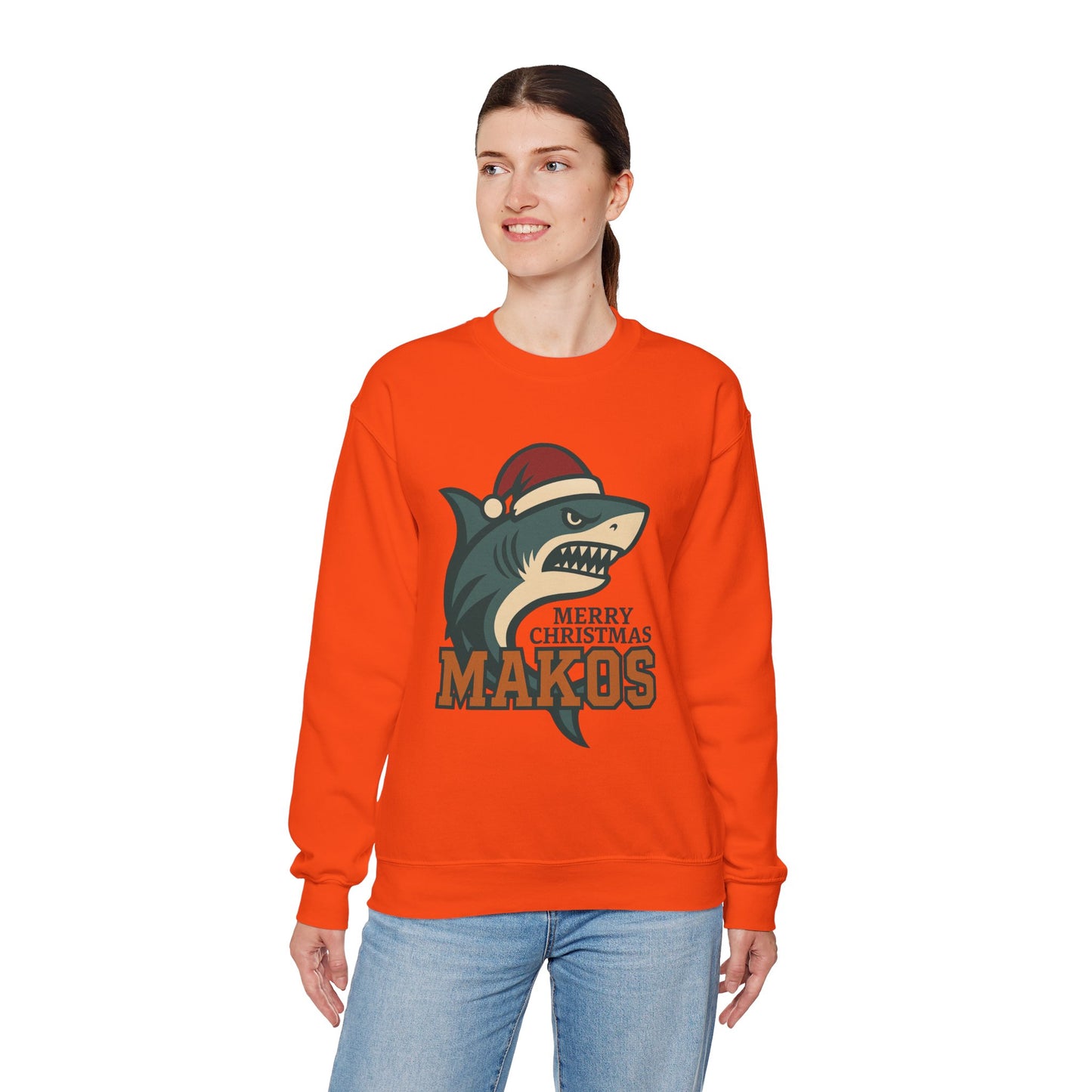 Merry Christmas Makos Sweatshirt — Gildan