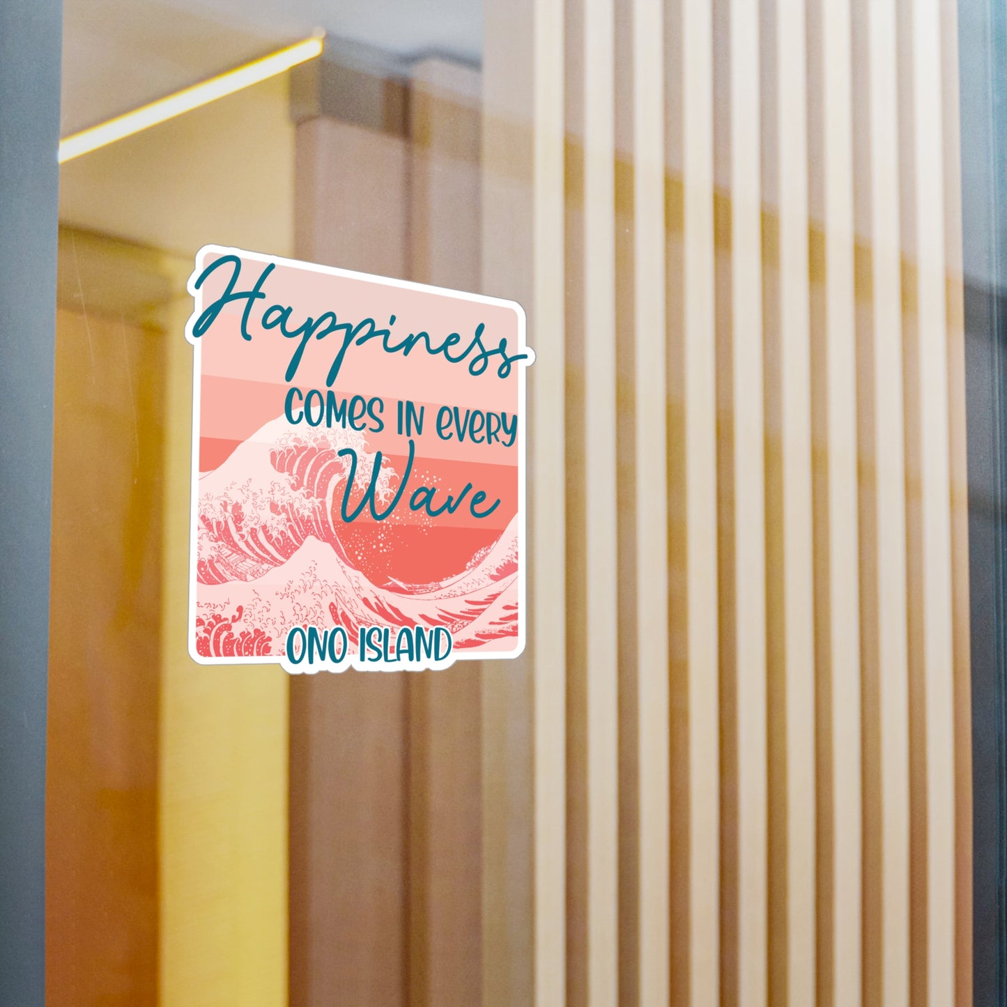 Ono Happiness Wave Vinyl Decals