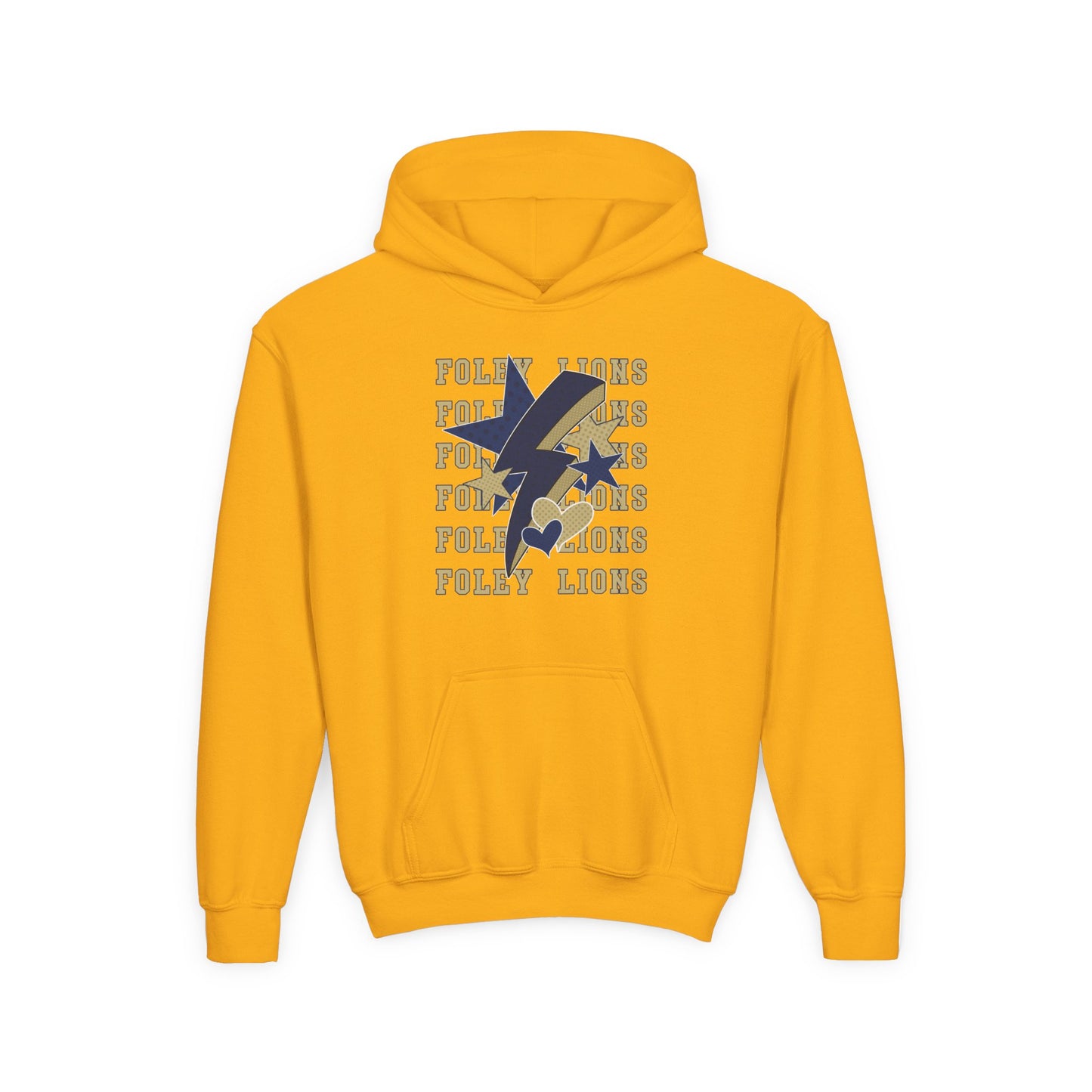 Youth Lions Lightning Stars & Hearts Hoodie