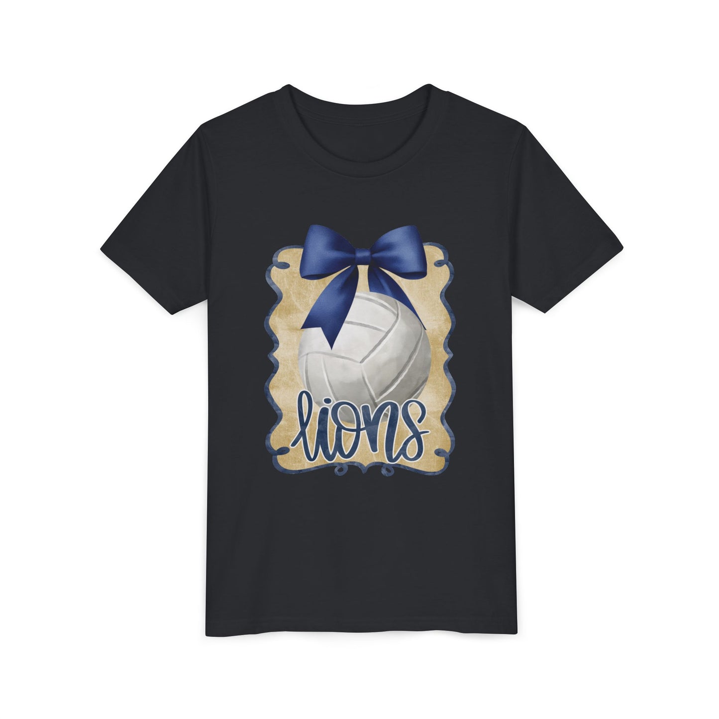 Youth Foley Lions Volleyball Tee - Bella Canvas