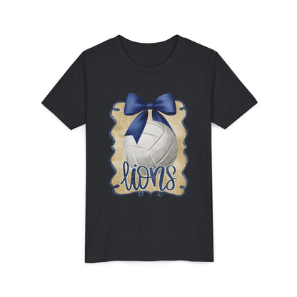 Youth Foley Lions Volleyball Tee - Bella Canvas