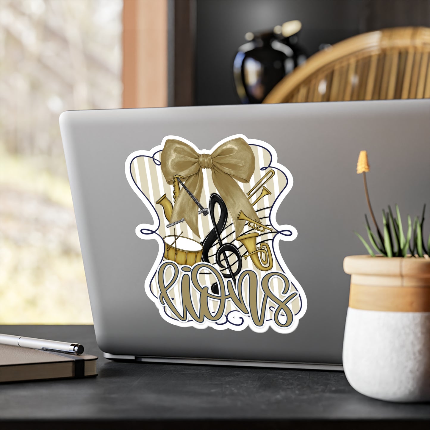 Foley Lions Band Decals