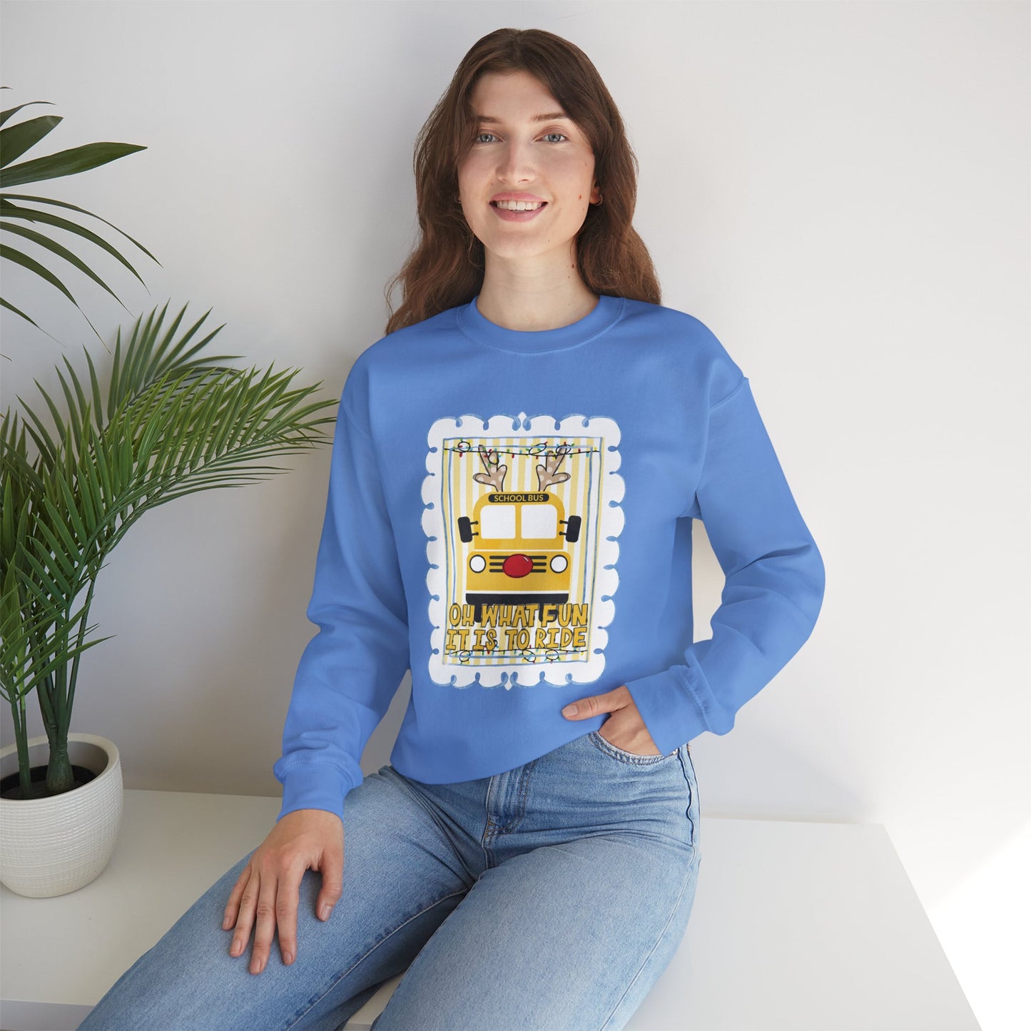 Christmas Bus Driver Sweatshirt - Gildan