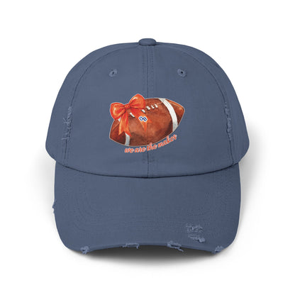 Makos Coquette Football Unisex Distressed Football Cap