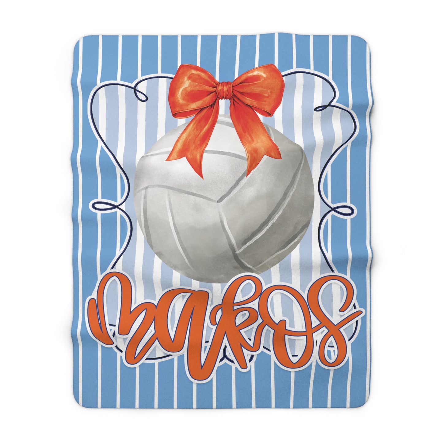 Makos Coquette Volleyball Sherpa Blanket