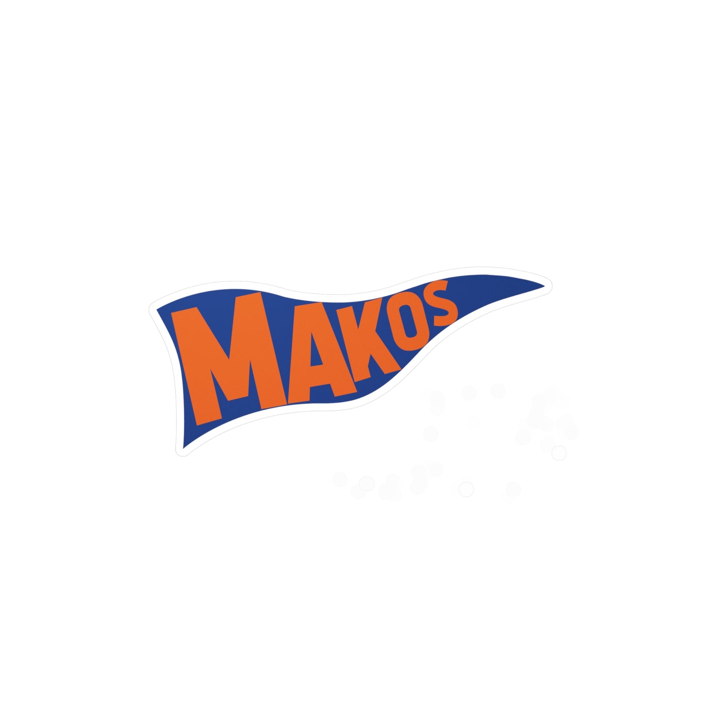 Makos Pennant Vinyl Decals