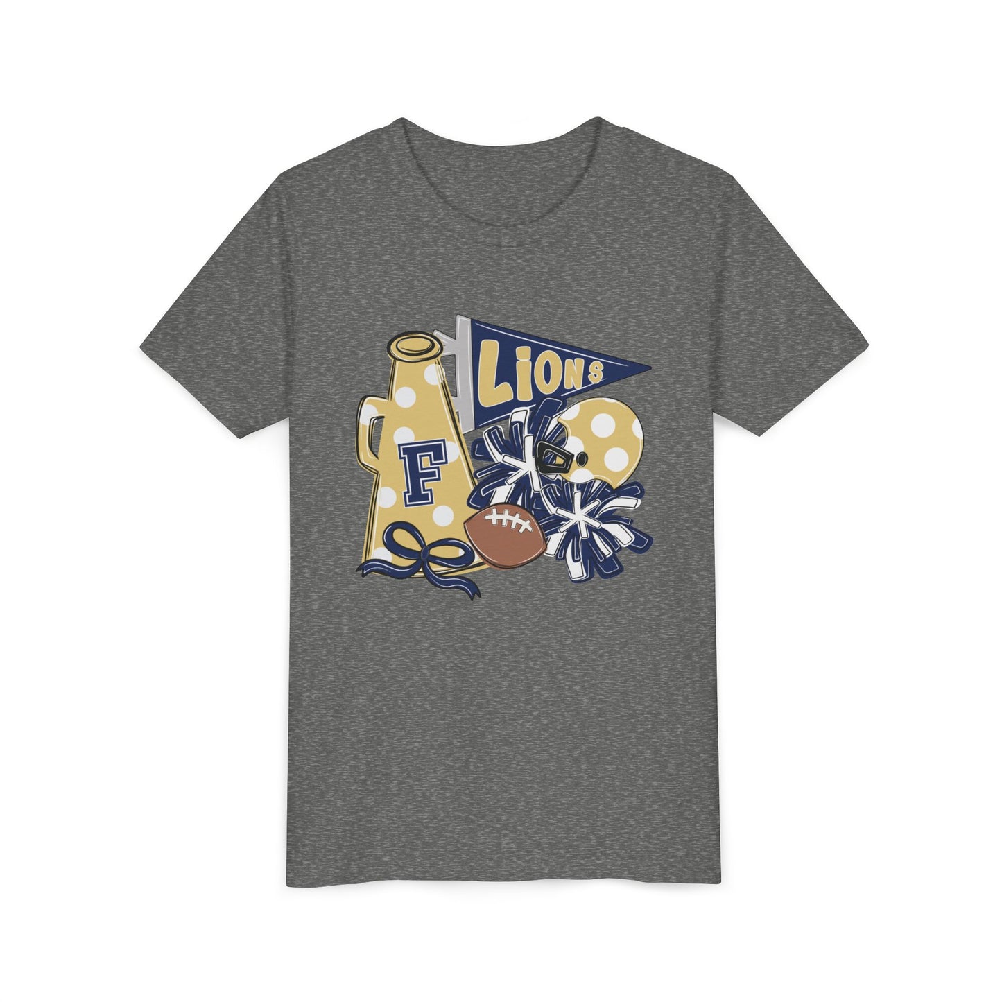 Youth Lions Spirit Football Tee