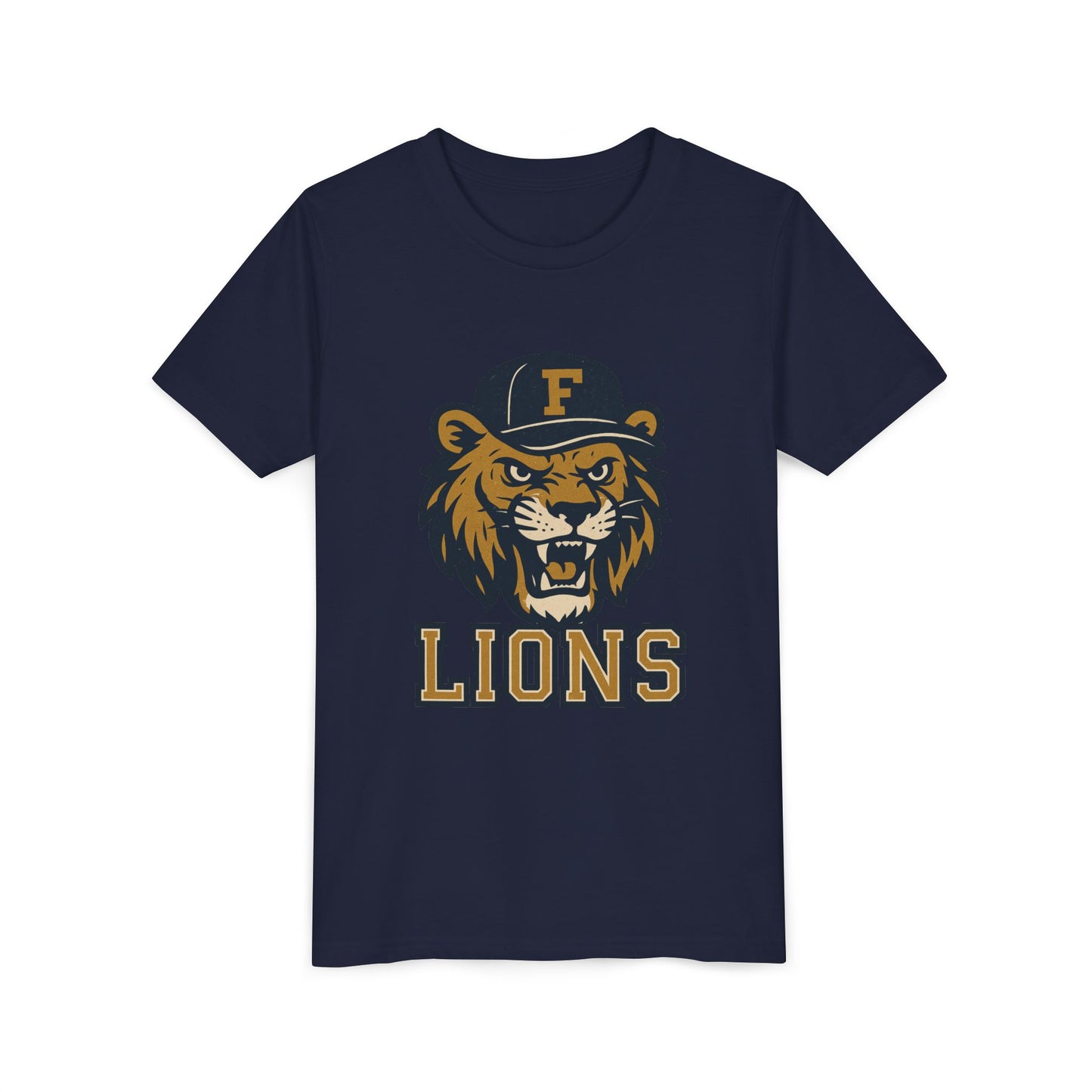 Youth Retro Roaring Lions Tee - Bella Canvas